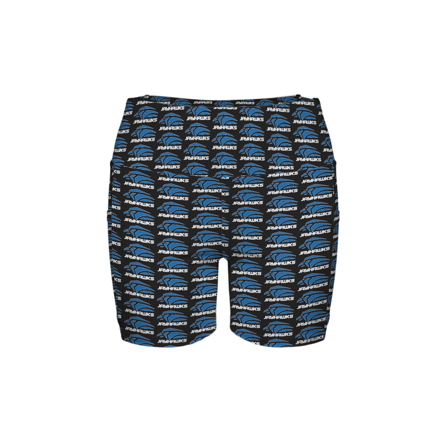 High Waist Deep Pockets Yoga Shorts